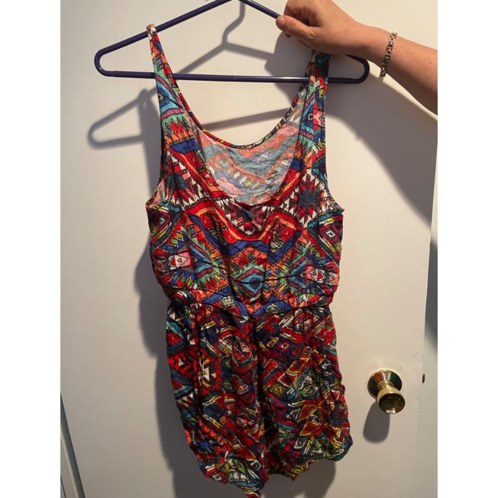 Minkpink Colorful Pattern Romper - Large - image 2
